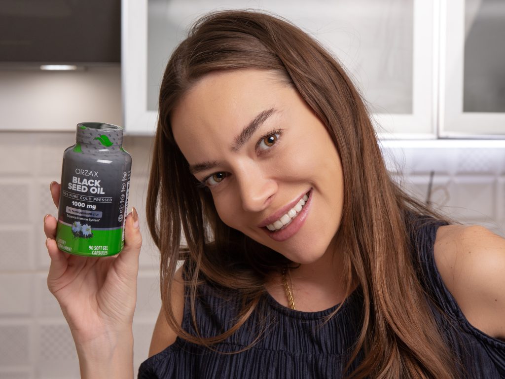 orzax black seed oil 1000mg 90 capsules olej z czarnuszki czarnuszka